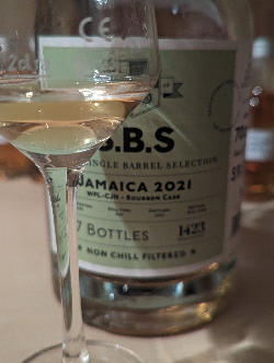 Photo of the rum S.B.S Jamaica 2021 WPL-CJN (Bottled for the Netherlands) taken from user Christian Rudt