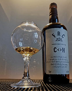 Photo of the rum Flensburg Rum Company Jamaica Single Cask Rum C<>H taken from user SaibotZtar 