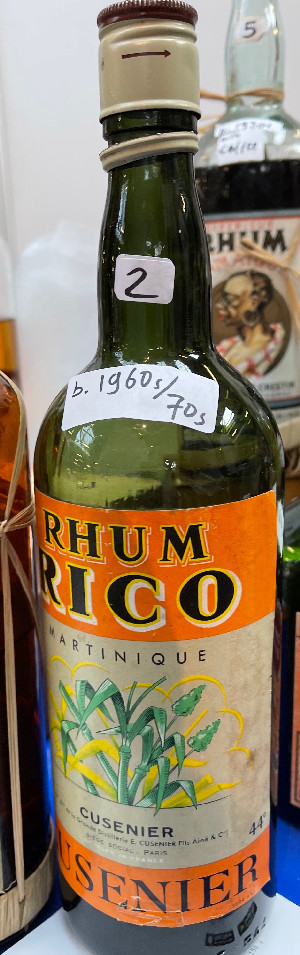 Photo of the rum Cusenier Rhum Rico Martinique 1960s taken from user Lukas Jäger