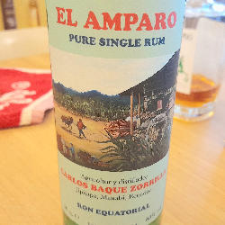 Photo of the rum El Amparo Rum Carlos Baque Zorrilla taken from user Timo Groeger