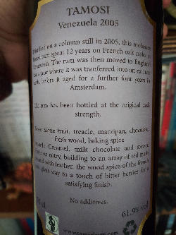 Photo of the rum  taken from user Rowald Sweet Empire