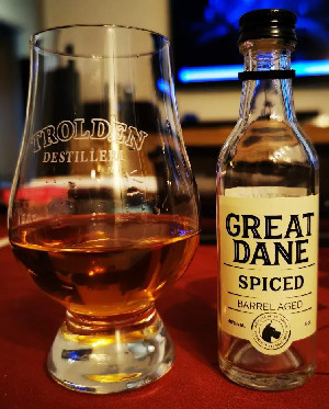Photo of the rum Great Dane Spiced Barrel Aged taken from user Kevin Sorensen 🇩🇰