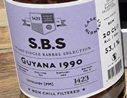 Photo of the rum S.B.S Guyana taken from user Andi