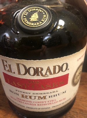 Photo of the rum El Dorado The Last Casks taken from user cigares 