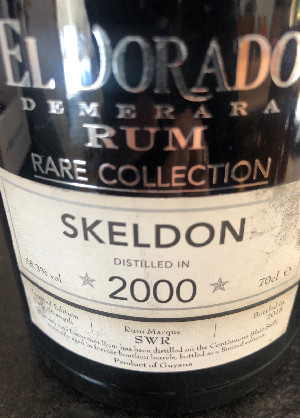 Photo of the rum El Dorado Rare Collection SWR taken from user cigares 