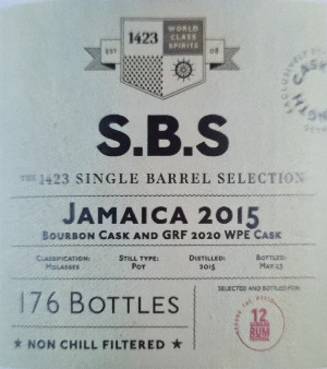 Photo of the rum S.B.S Jamaica (12. German Rumfest) taken from user Rene Pfeiffer