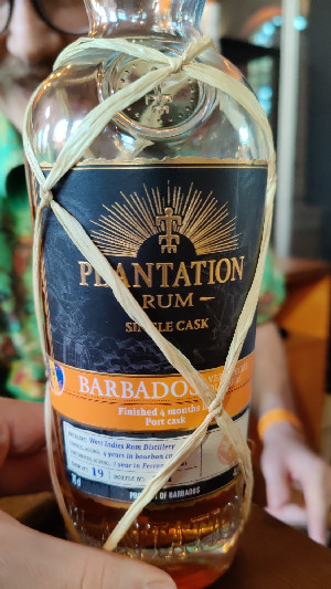 Photo of the rum Plantation Barbados Single Cask VSOR 2022 taken from user Gin & Bricks