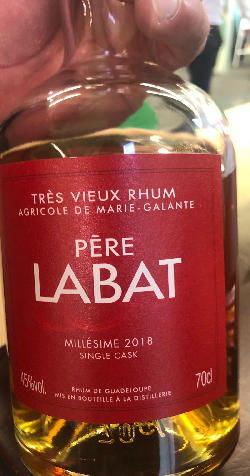 Photo of the rum Père Labat Très Vieux Rhum Millésime taken from user cigares 