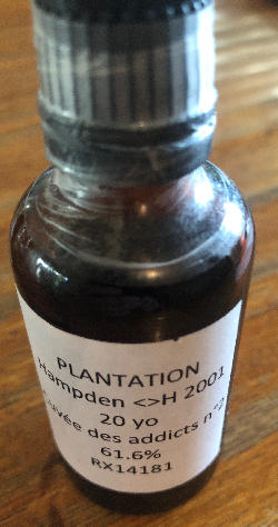 Photo of the rum Plantation Cuvée Rum Addict Nr. 2 <>H taken from user cigares 