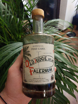 Photo of the rum Old Judge Falernum taken from user crazyforgoodbooze