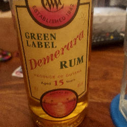 Photo of the rum Green Label taken from user Rowald Sweet Empire