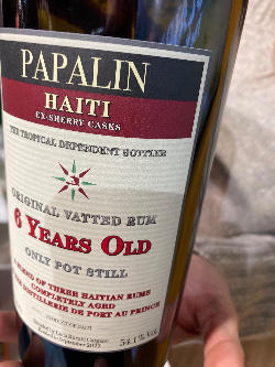 Photo of the rum Papalin Haiti taken from user TheRhumhoe