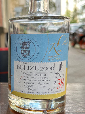 Photo of the rum Rumclub Private Selection Ed. 38 Belize Rum taken from user Johannes