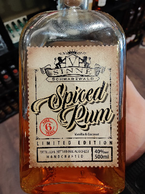 Photo of the rum V Sinne Spiced Rum taken from user Gin & Bricks