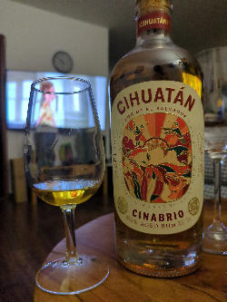 Photo of the rum Cinabrio Ron 12 Años taken from user crazyforgoodbooze