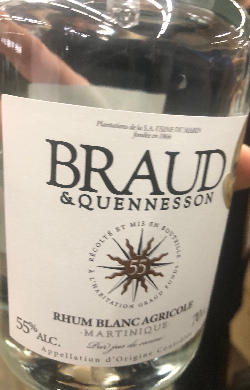 Photo of the rum Braud & Quennesson Rhum Blanc Agricole taken from user cigares 