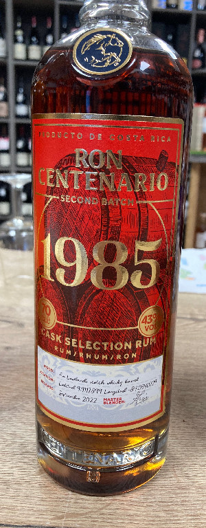 Photo of the rum Centenario 1985 Cask Selection (Second Batch) taken from user TheRhumhoe
