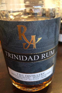 Photo of the rum Rum Artesanal Trinidad Rum taken from user cigares 