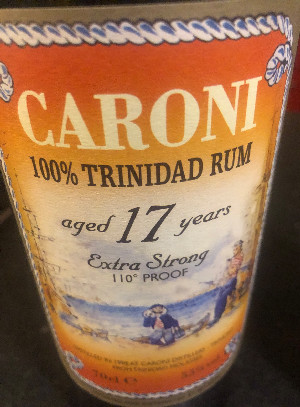 Photo of the rum 100% Trinidad Rum 17 HTR taken from user cigares 