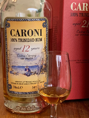 Photo of the rum 100% Trinidad Rum 12 HTR taken from user Sylvain44