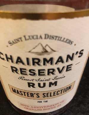 Photo of the rum Chairman‘s Reserve Master's Selection 30th Anniversary of Charles Hofer taken from user cigares 