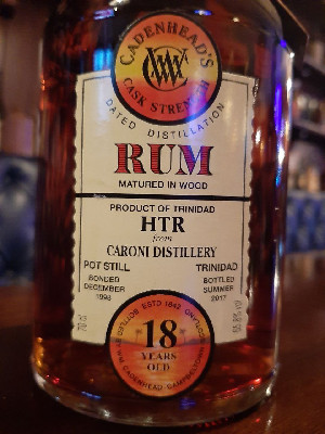 Photo of the rum HTR taken from user M@xiM