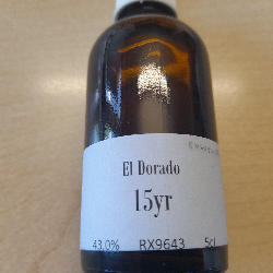Photo of the rum El Dorado 15 (2020 Release) taken from user Timo Groeger