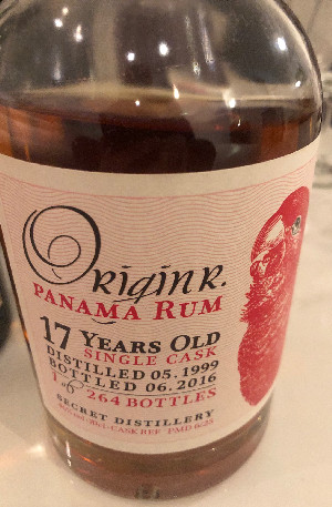 Photo of the rum Panama Rum (Secret Distillery) taken from user cigares 
