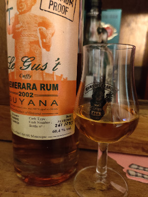 Photo of the rum Demerara Rum Cuffy Optimum Proof taken from user Vincent D