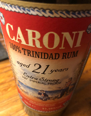 Photo of the rum 100% Trinidad Rum 21 taken from user cigares 