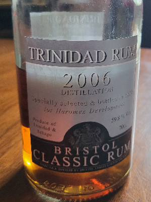 Photo of the rum Trinidad Rum for Haromex Dev. taken from user zabo