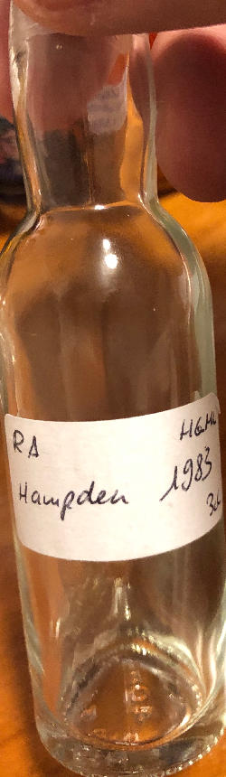 Photo of the rum Rum Artesanal Jamaica High Ester Rum HGML taken from user cigares 