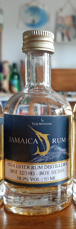 Photo of the rum Rum Artesanal Jamaica High Ester Rum HGML taken from user crazyforgoodbooze