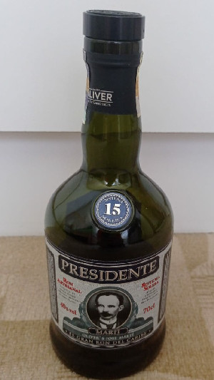 Photo of the rum Presidente Marti 15 Años taken from user Blaidor