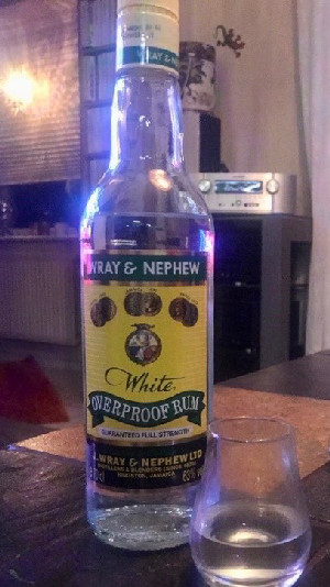 Photo of the rum White Overproof taken from user Stefan Persson