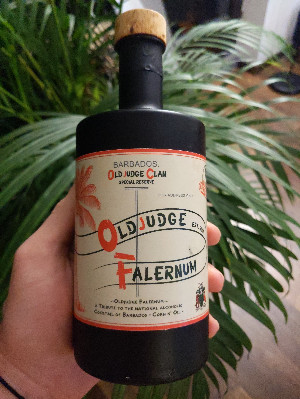 Photo of the rum Old Judge Special Reserve Falernum taken from user crazyforgoodbooze