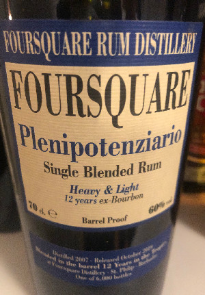 Photo of the rum Plenipotenziario taken from user cigares 