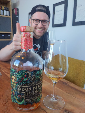Photo of the rum Don Papa Masskara taken from user crazyforgoodbooze