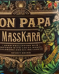 Photo of the rum Don Papa Masskara taken from user LukaŽiga