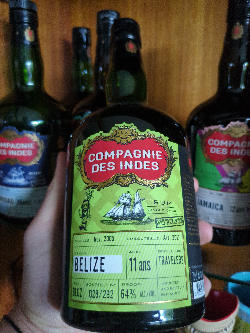 Photo of the rum Belize (Bottled for Slik for Voksne) taken from user crazyforgoodbooze