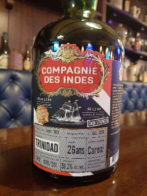 Photo of the rum Trinidad (Bottled for Belgium) taken from user M@xiM