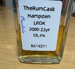 Photo of the rum Jamaica Single Cask Rum Double Cask Matured LROK taken from user Mentalo