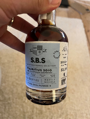 Photo of the rum S.B.S Mauritius (Exclusively for Harvey Nichols) taken from user Henry Davies