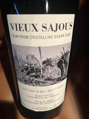 Photo of the rum Vieux Sajous (Ex-Caroni Casks) taken from user BTHHo 🥃