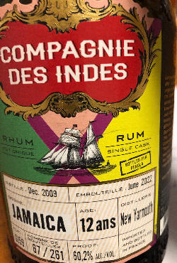 Photo of the rum Jamaica (Bottled for Perola) taken from user cigares 