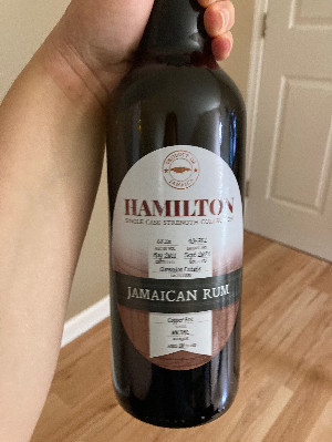 Photo of the rum Hamilton Jamaican Rum WNJME taken from user Kayla Roy