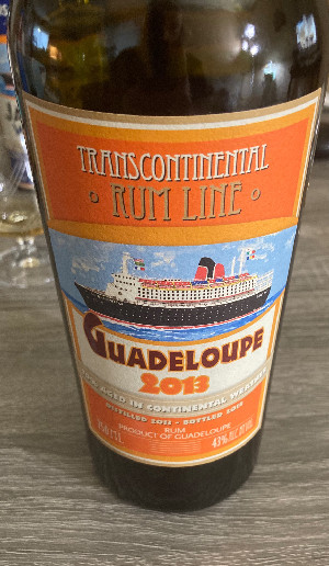 Photo of the rum Transcontinental Rum Line Guadeloupe 2013 U.S. Line #4 taken from user Anton Krioukov