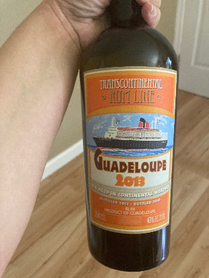 Photo of the rum Transcontinental Rum Line Guadeloupe 2013 U.S. Line #4 taken from user Kayla Roy
