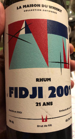 Photo of the rum Rhum Fidji Flag Series (Collection Antipodes) taken from user cigares 