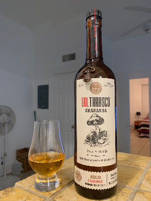 Photo of the rum Sol Tarasco Añejo Charanda (infused with mushrooms) taken from user Campbell 